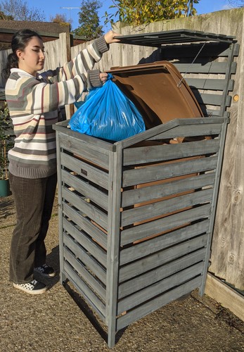 Single wheelie bin store - wheelie,