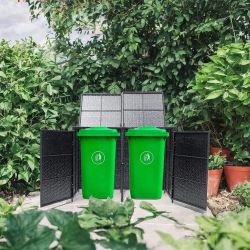 Rattan garden double wheelie - garden,