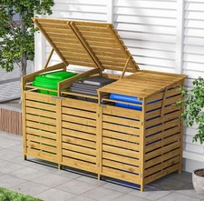 Wheelie Bin Storage Triple