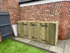 wheelie bin storage unit