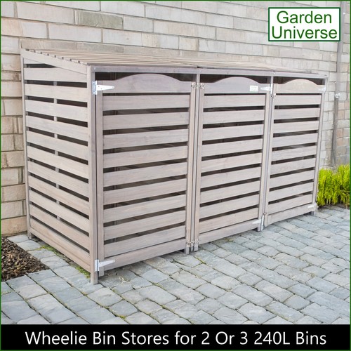Wheelie bin storage unit - wheelie,