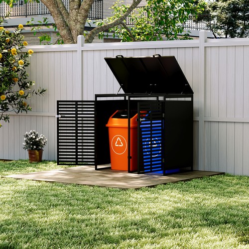 Double wheelie bin - wheelie,