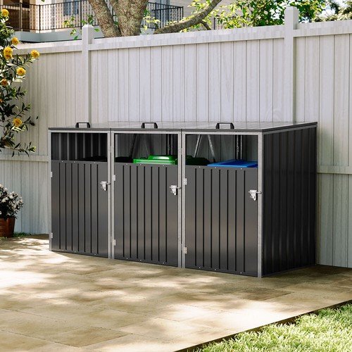 Large 4 wheelie bin - large, 1/2/3/4
