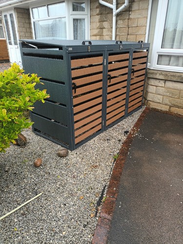 Wheelie bin storage - bin, storage-