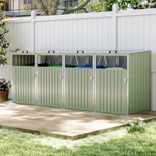 Large Four Wheelie Bin Storage