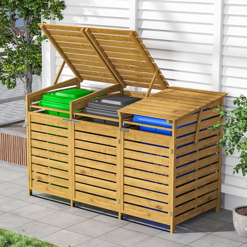 240l large triple wooden - large,