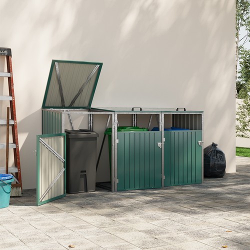 Triple wheelie bin - wheelie, storage