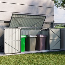 Metal Wheelie Bin Storage Shed